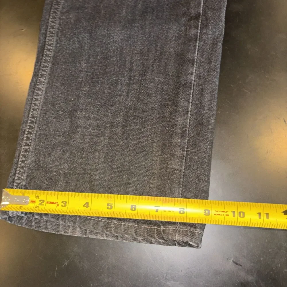 LEVI'S 569 JEANS Loose Straight Black Y2K Skater VintageStyle Streetwear Relaxed